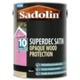SADOLIN SUPERDEC SATIN BLACK  5LITRE